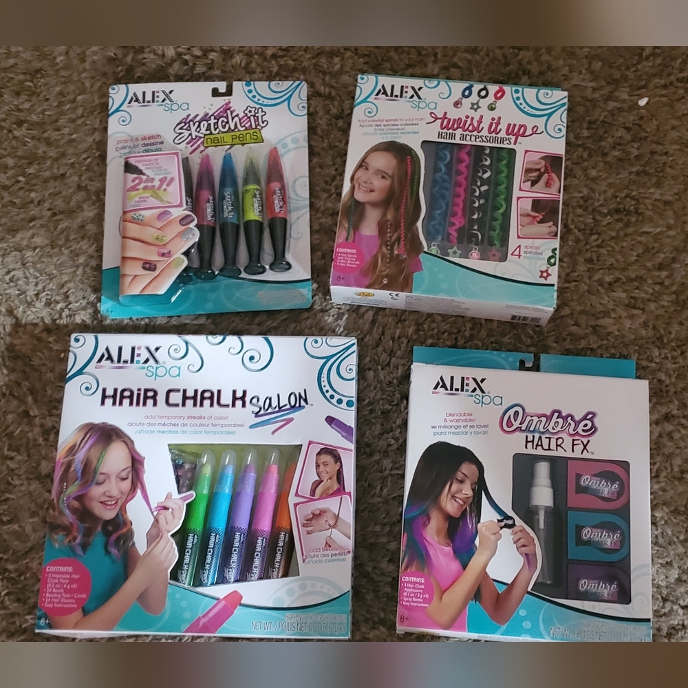 Bundle of Alex Spa Hair Toys